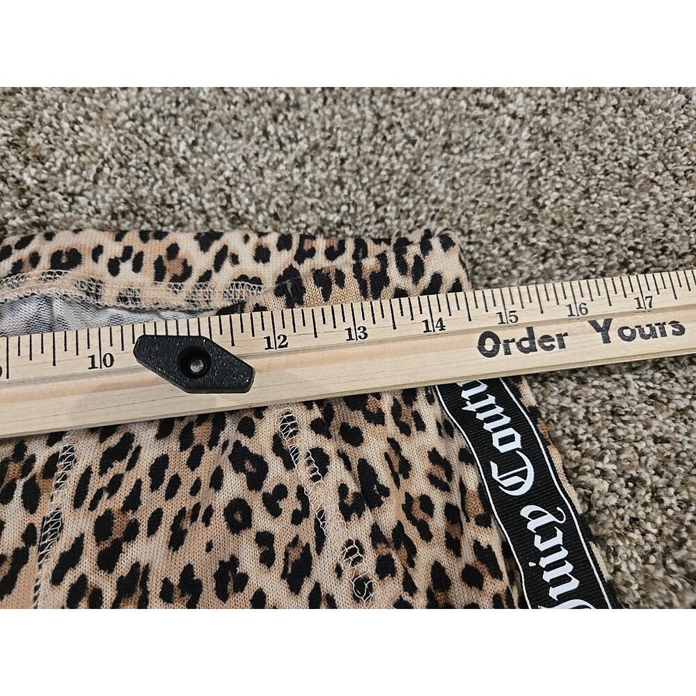 Juicy Couture Leopard Print Sleepwear Set Womans Sz Sm Safari Indie Sleaze Y2K - Picture 16 of 16